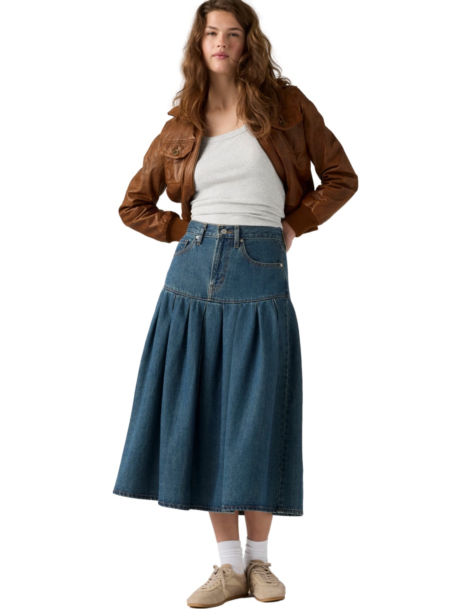 Falda/Falda short/Falda pantalón Corto de Algodón a la (si aplica) Cintura 4