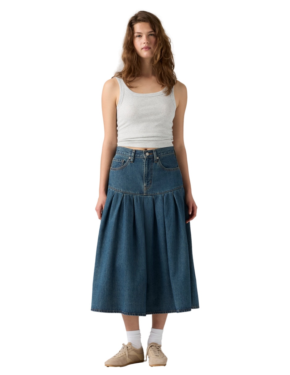 Falda/Falda short/Falda pantalón Corto de Algodón a la (si aplica) Cintura 6