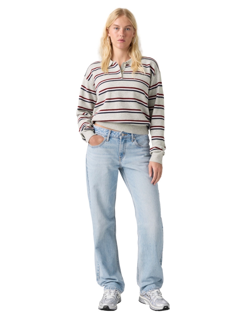 jeans straight cintura para mujer 4