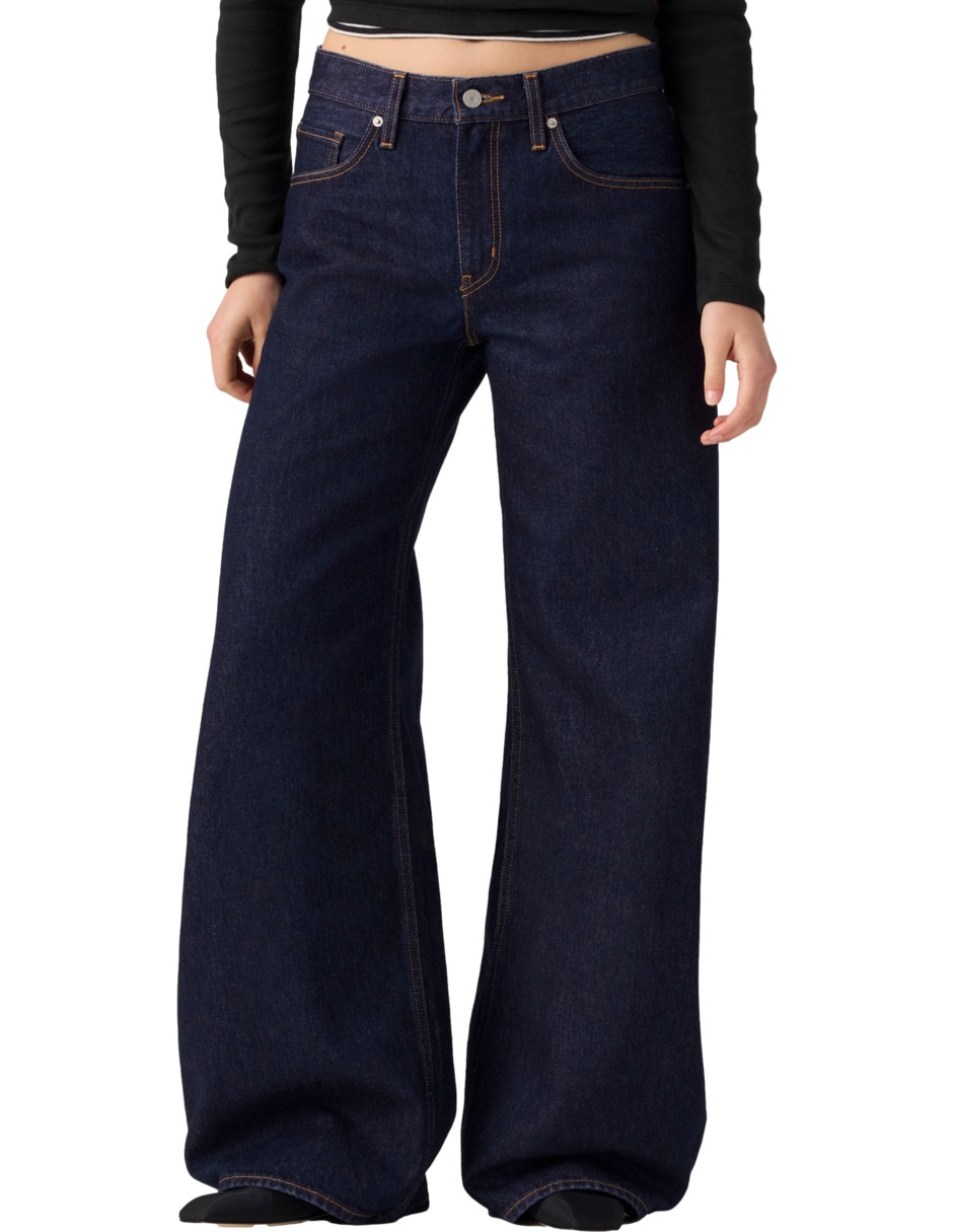 jeans wide leg a la cintura para mujer jeans wide leg a la cintura para mujer