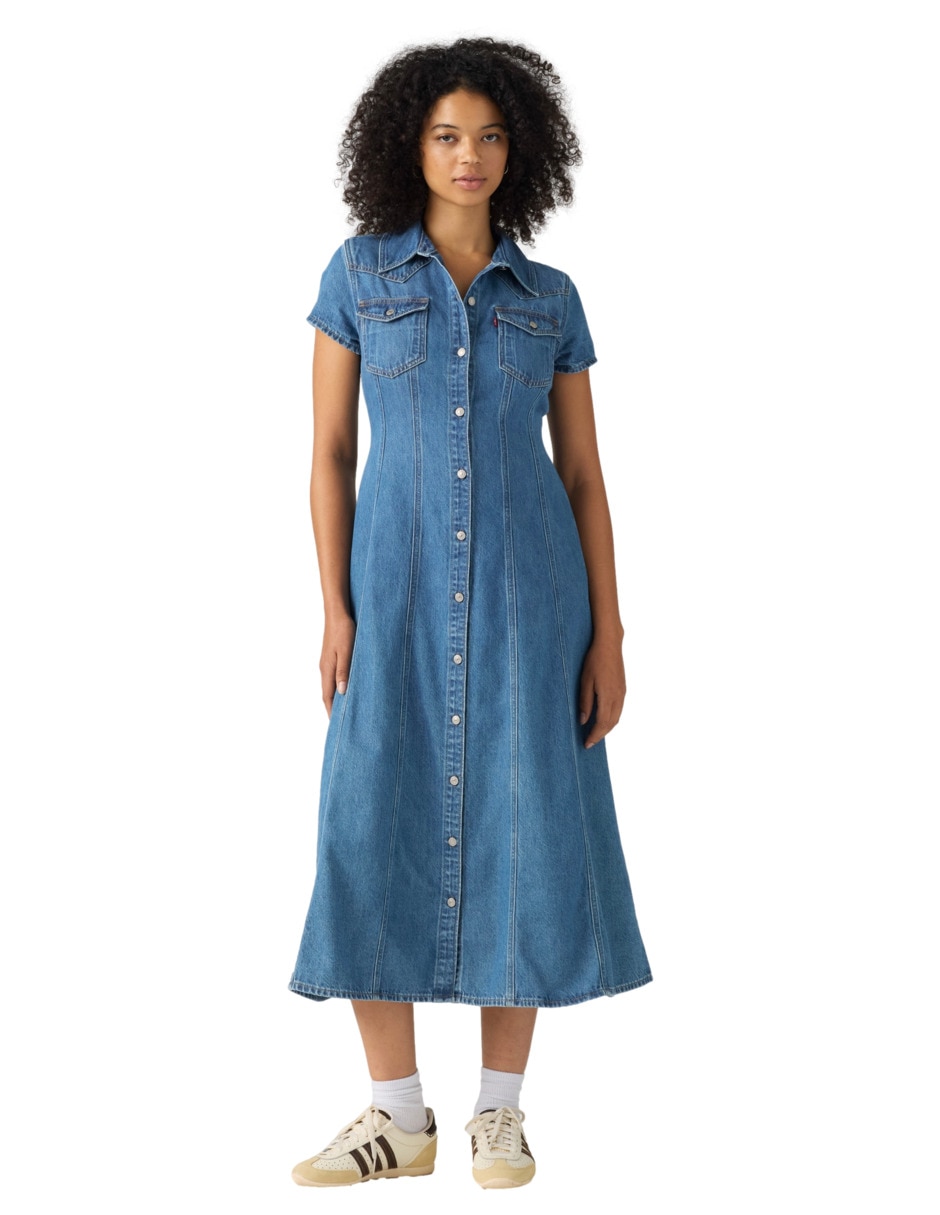 Vestido largo casual para mujer