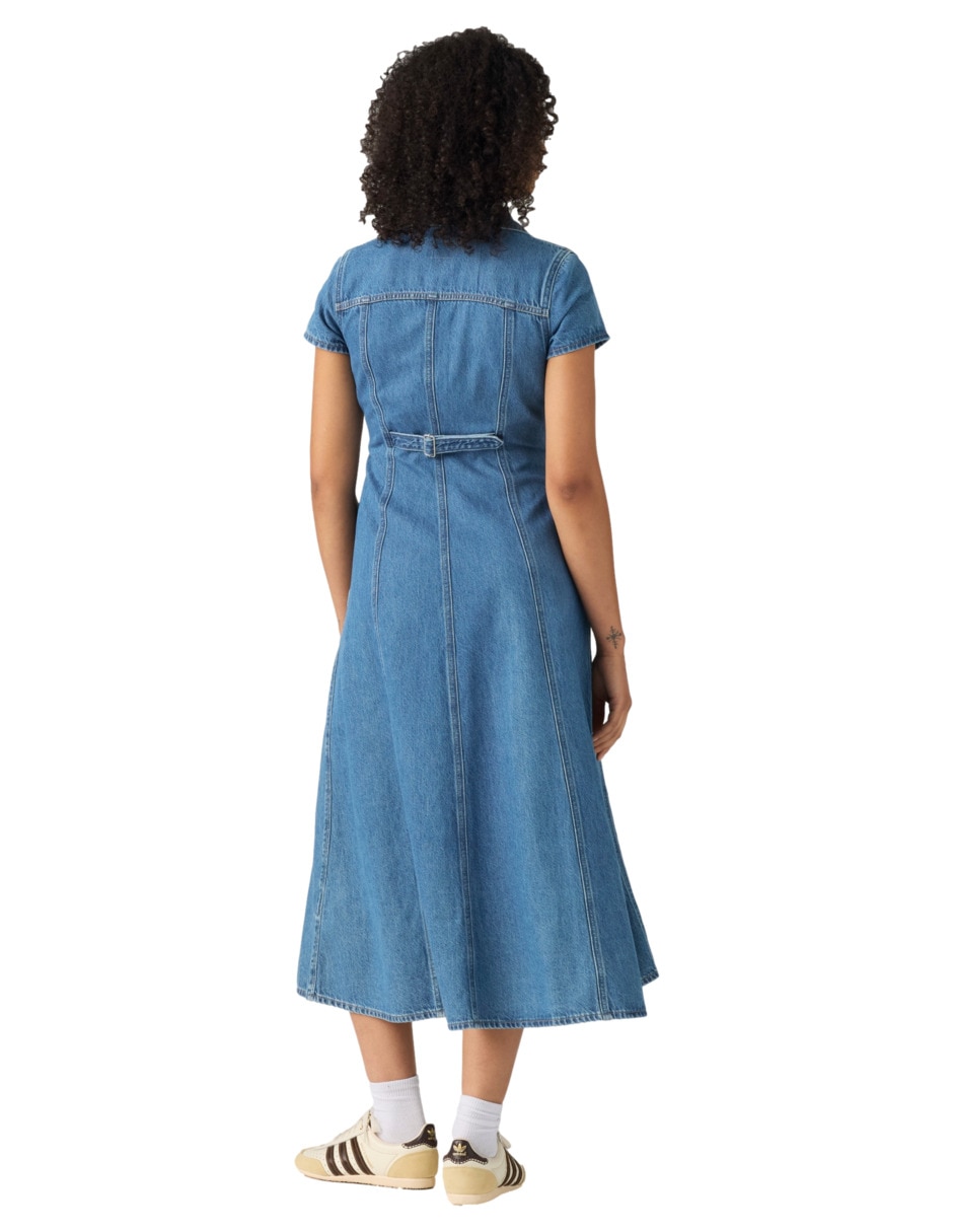 Vestido largo casual para mujer 4