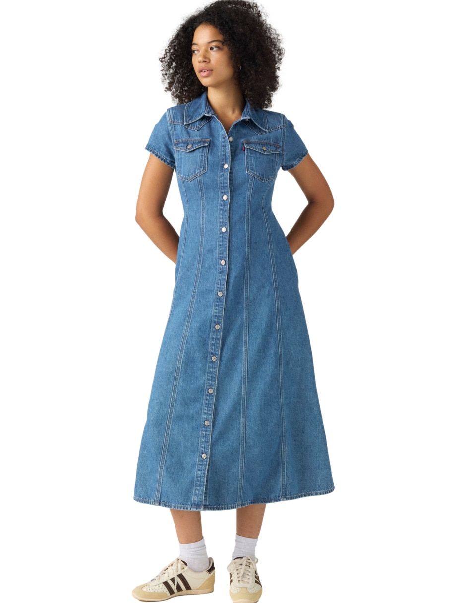 Vestido largo casual para mujer 3