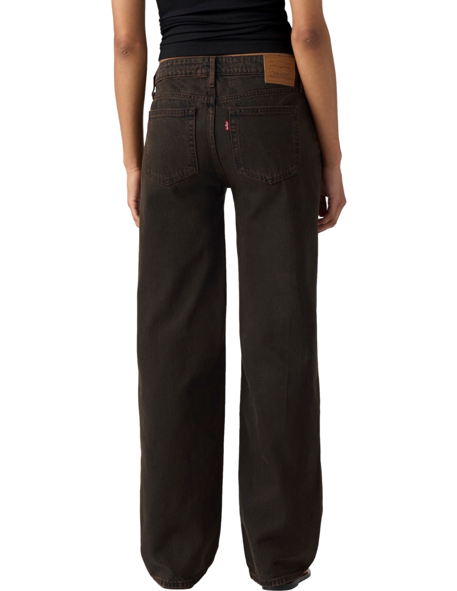 jeans straight cintura para mujer 3
