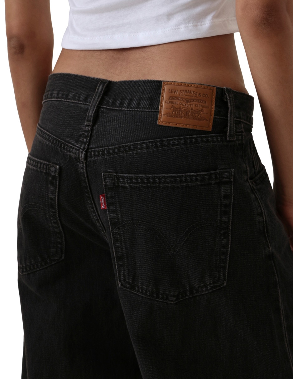 jeans wide leg a lacintura para mujer 4