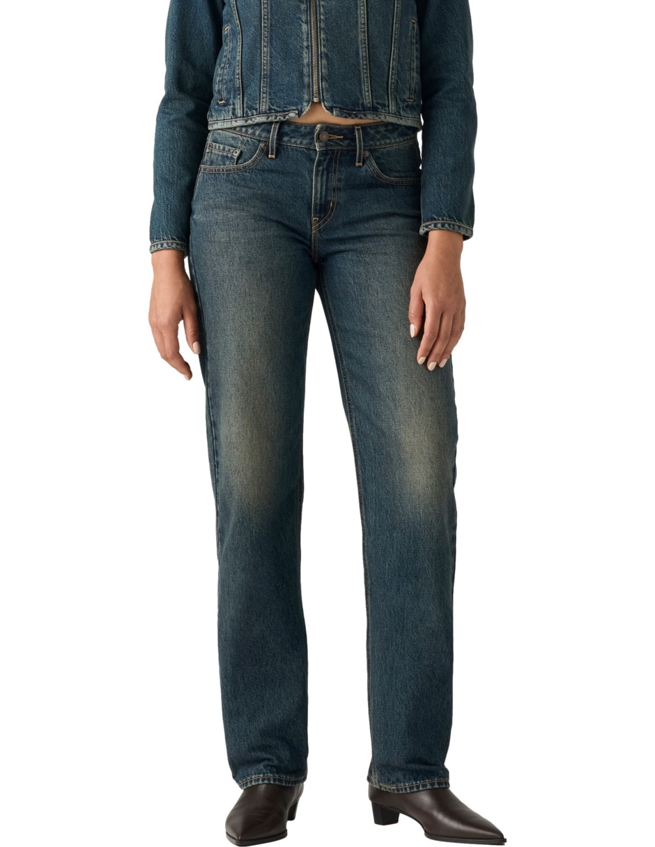 jeans straight cintura para mujer jeans straight cintura para mujer