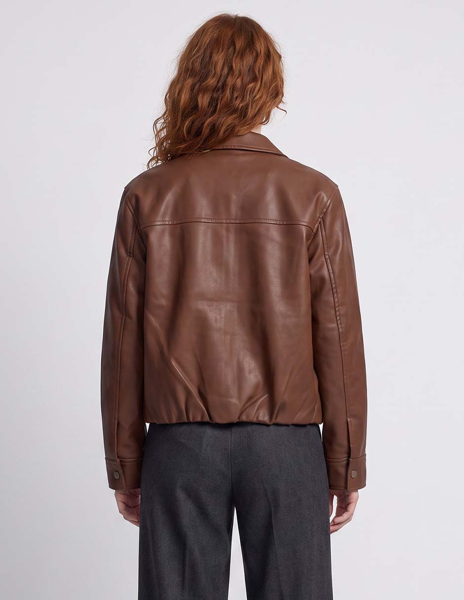 Chamarra bomber no impermeable de sintético para mujer 2