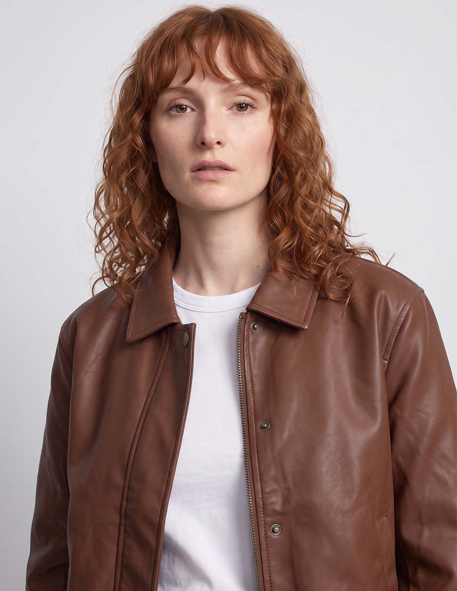Chamarra bomber no impermeable de sintético para mujer 3