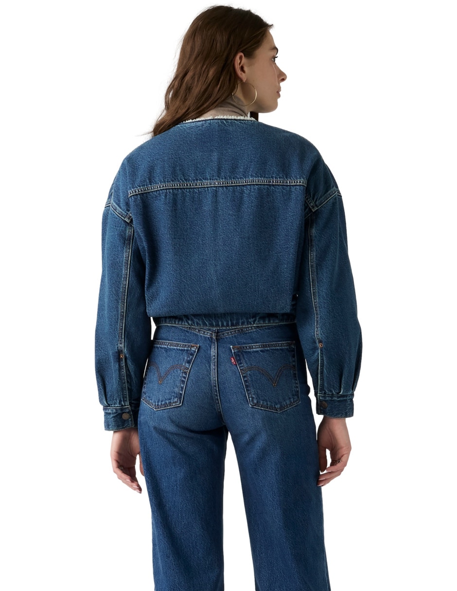 Chamarra casual de algodón para mujer 2