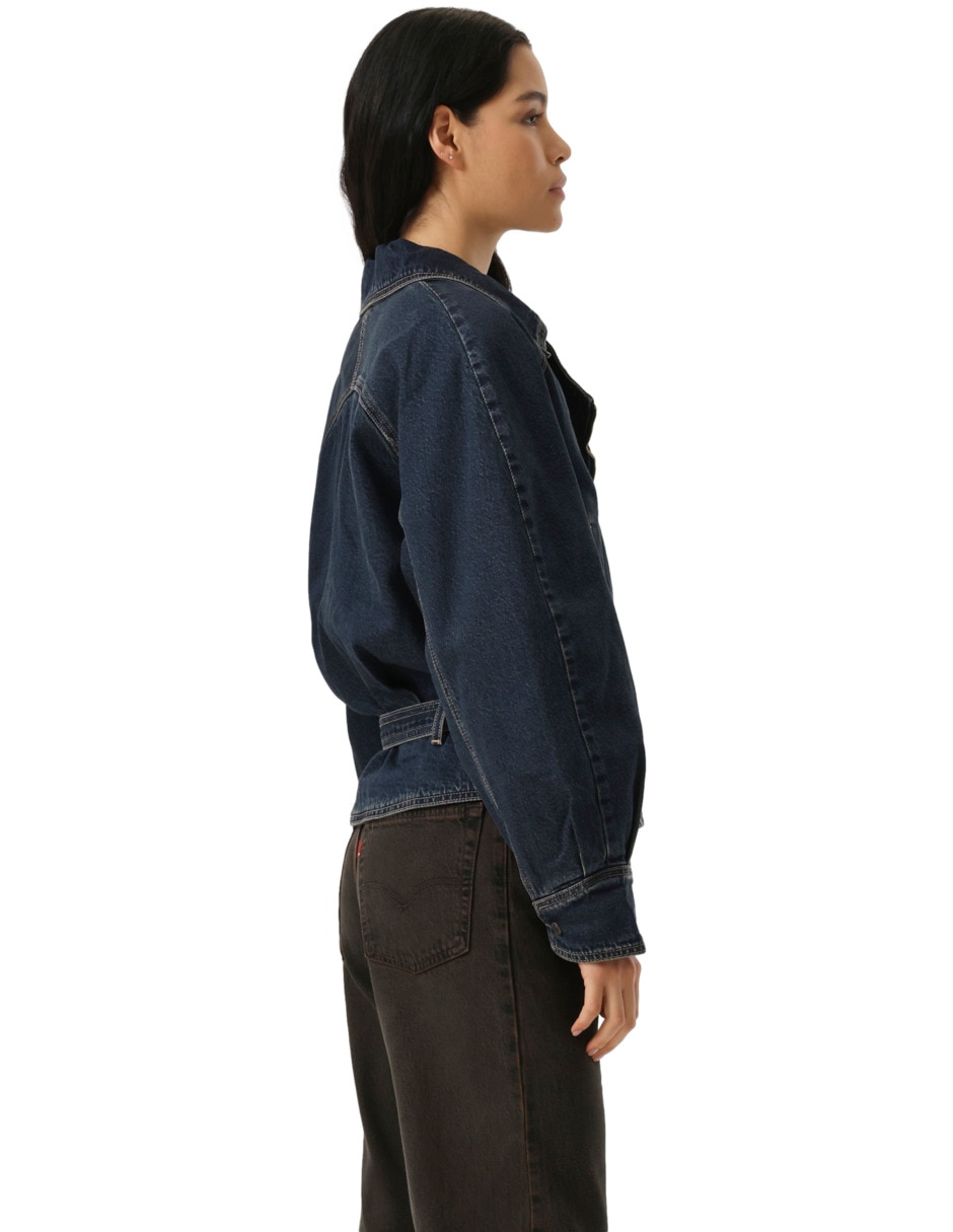 Chamarra casual de algodón para mujer 2