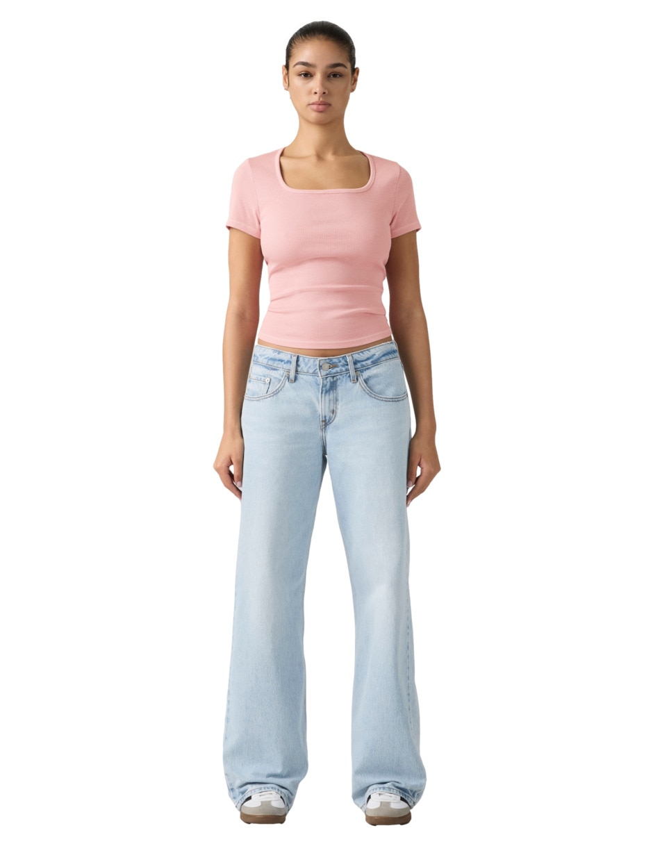 Jeans loose cintura para mujer 5