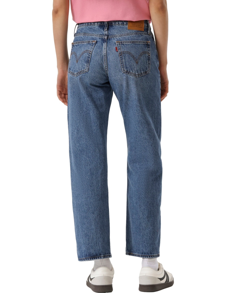 Jeans straight cintura para mujer 3