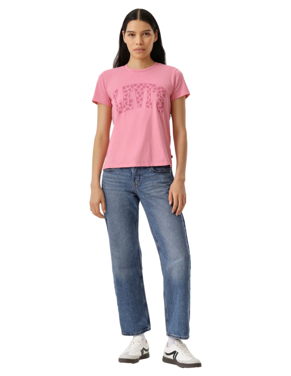 Jeans straight cintura para mujer 5