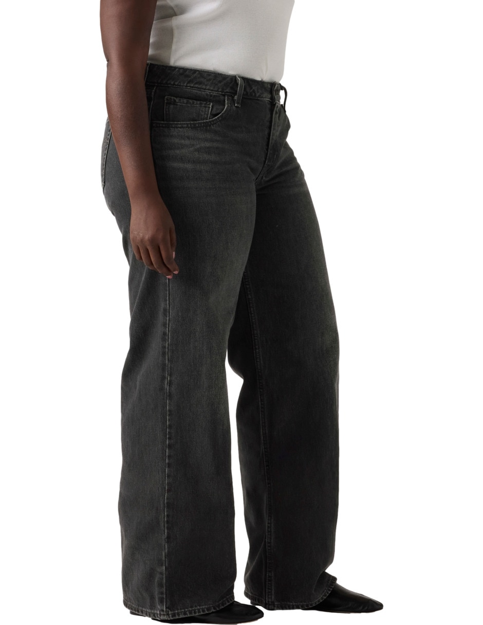 Jeans loose cintura para mujer 2