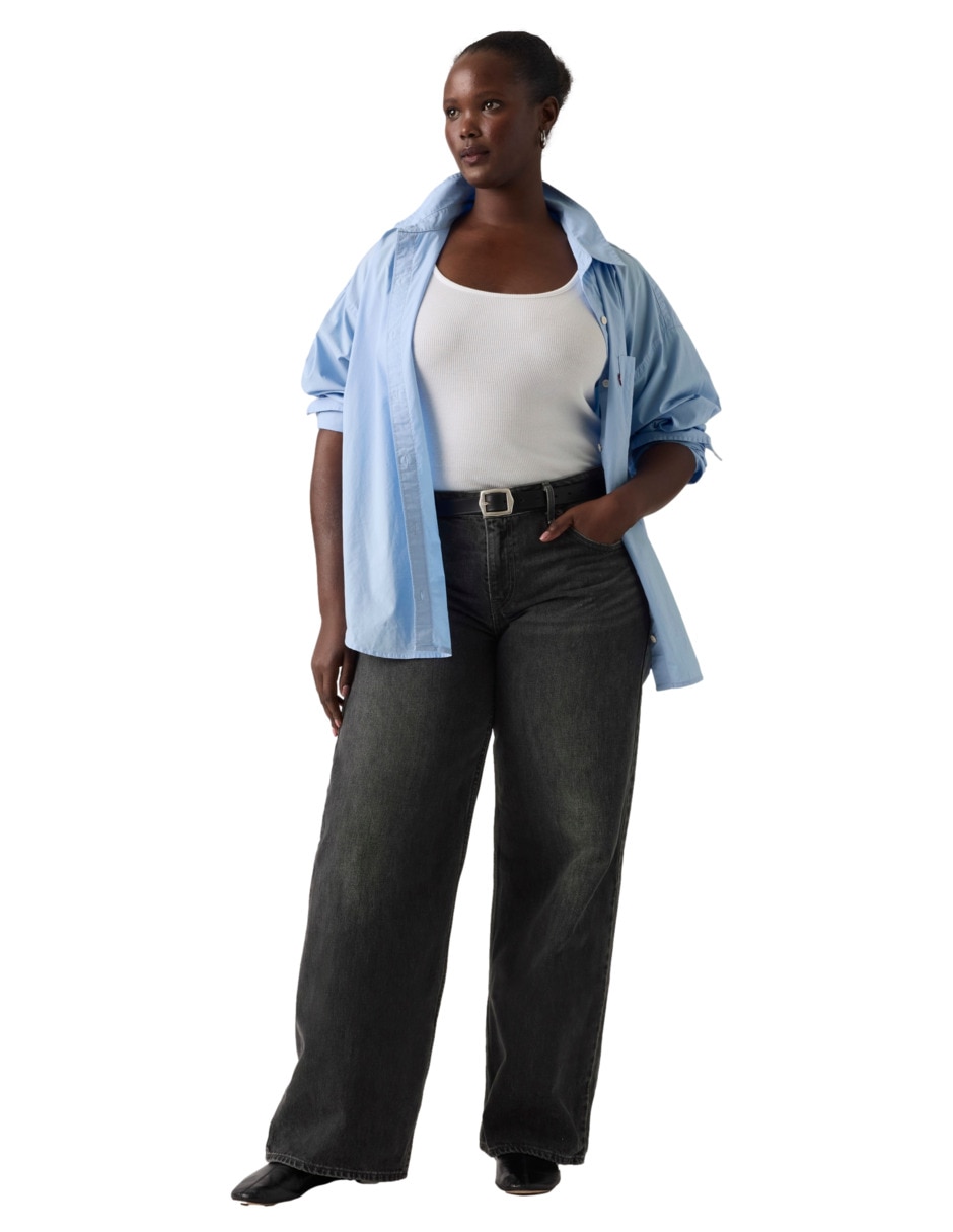 Jeans loose cintura para mujer 6