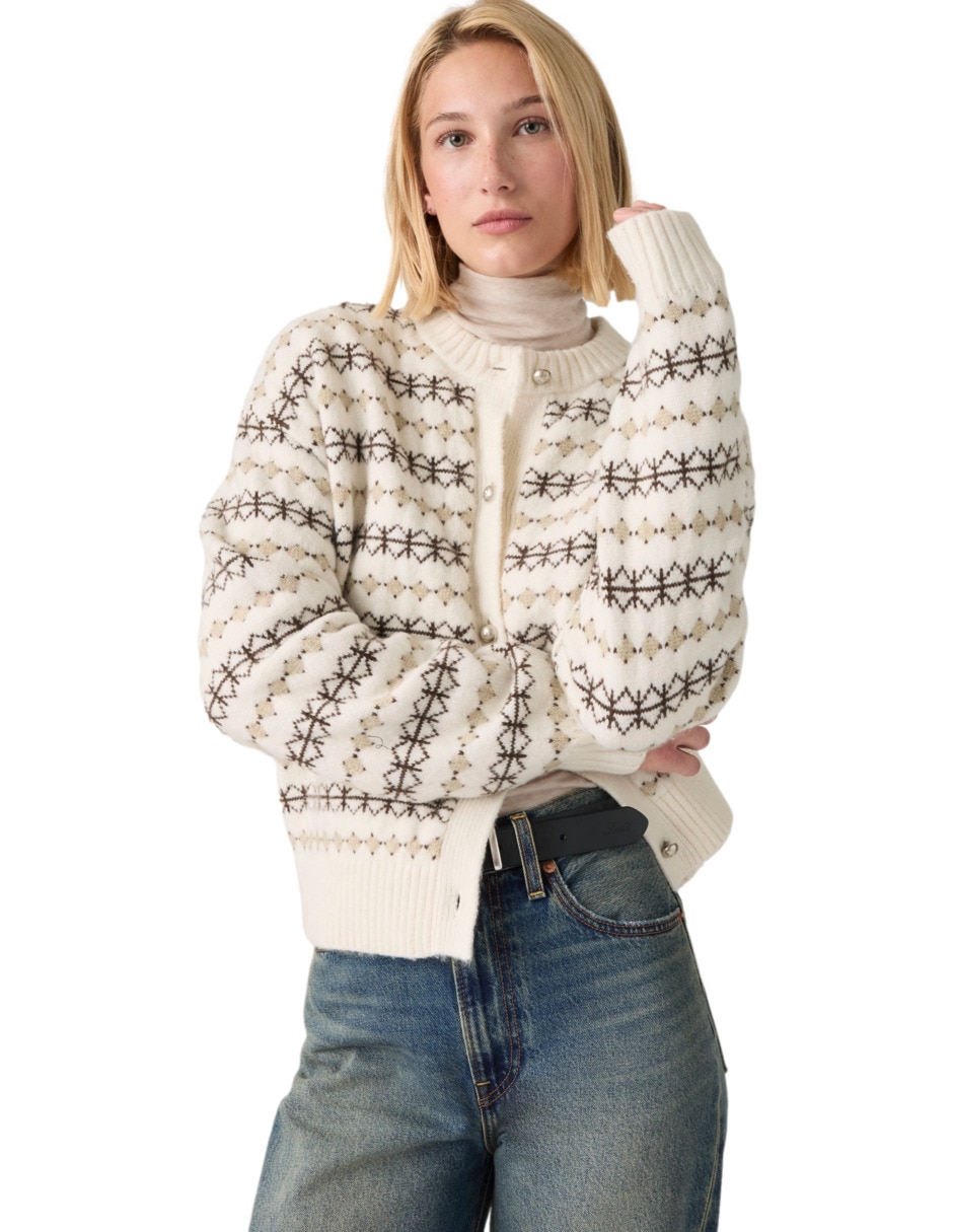 Suéter cuello redondo para mujer 3