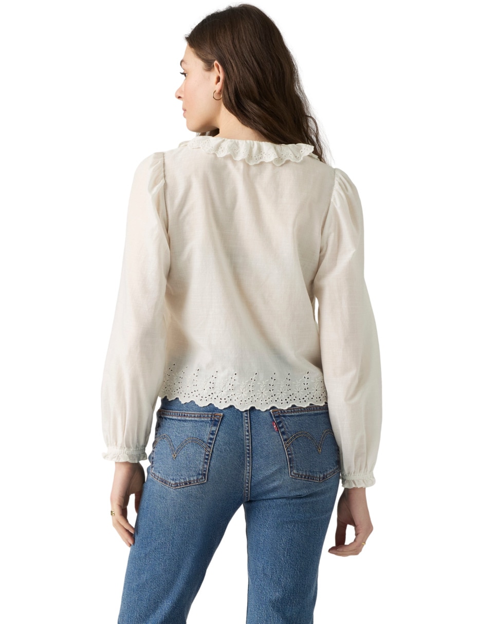 Blusa manga larga para mujer 2