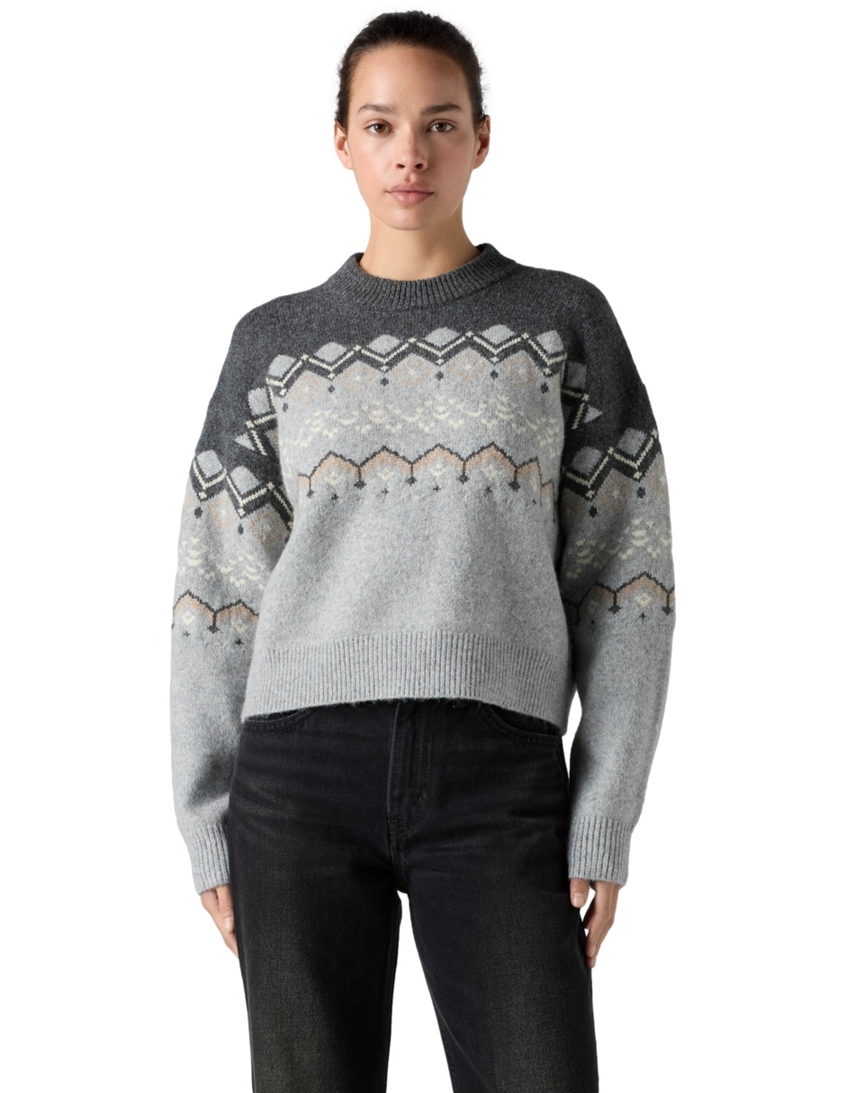 Suéter cuello redondo para mujer Suéter cuello redondo para mujer