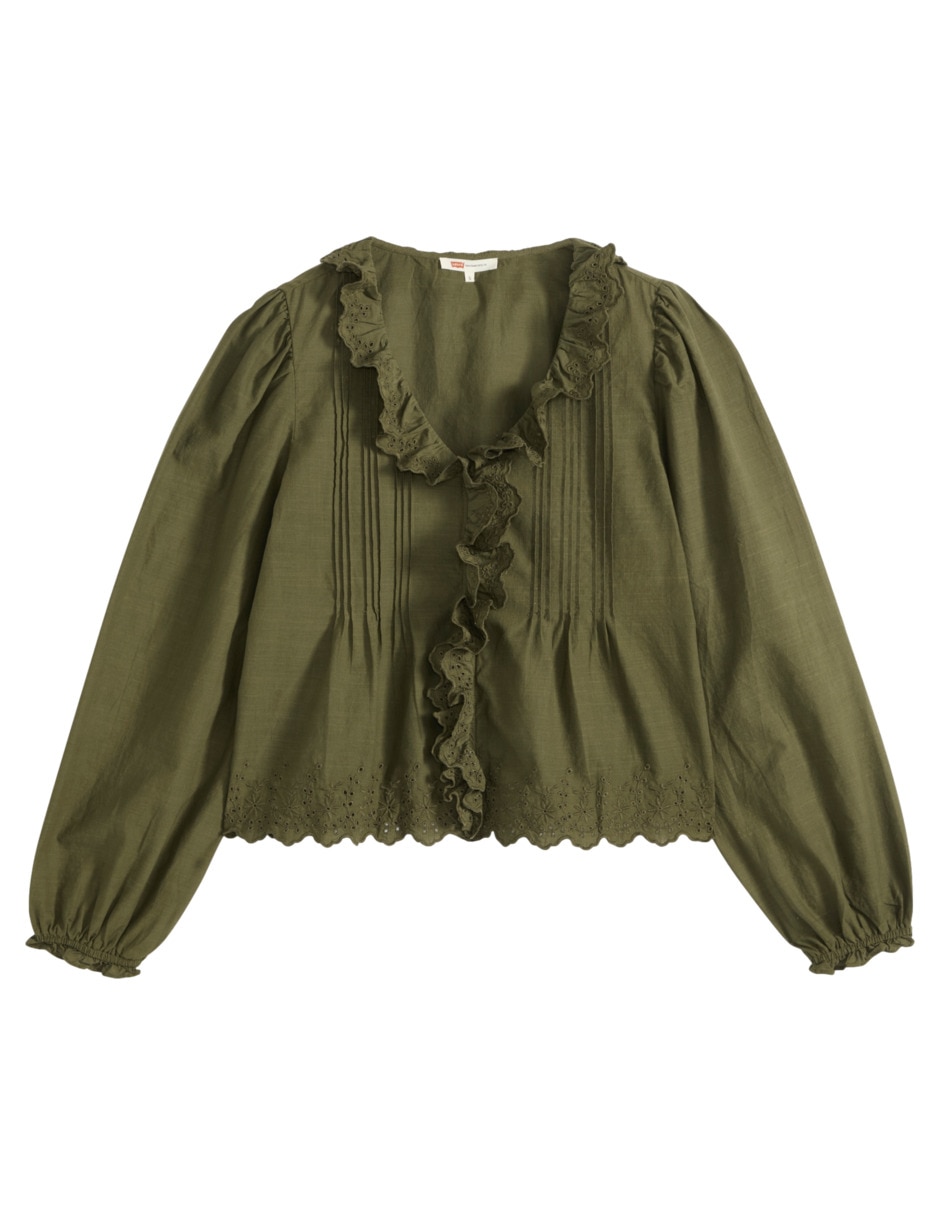 Blusa manga larga para mujer 5
