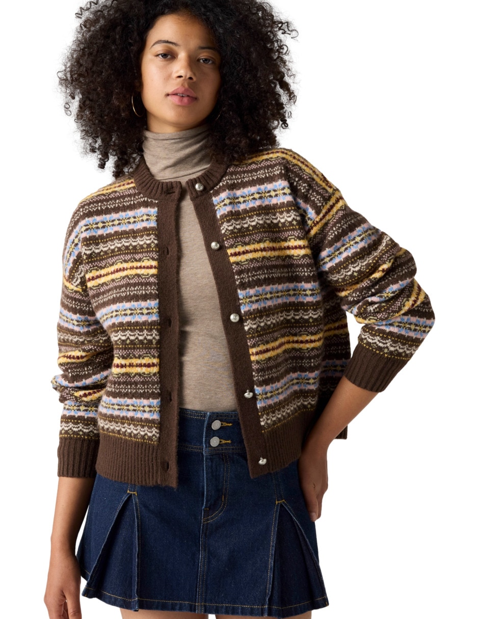 Suéter cuello redondo para mujer 3