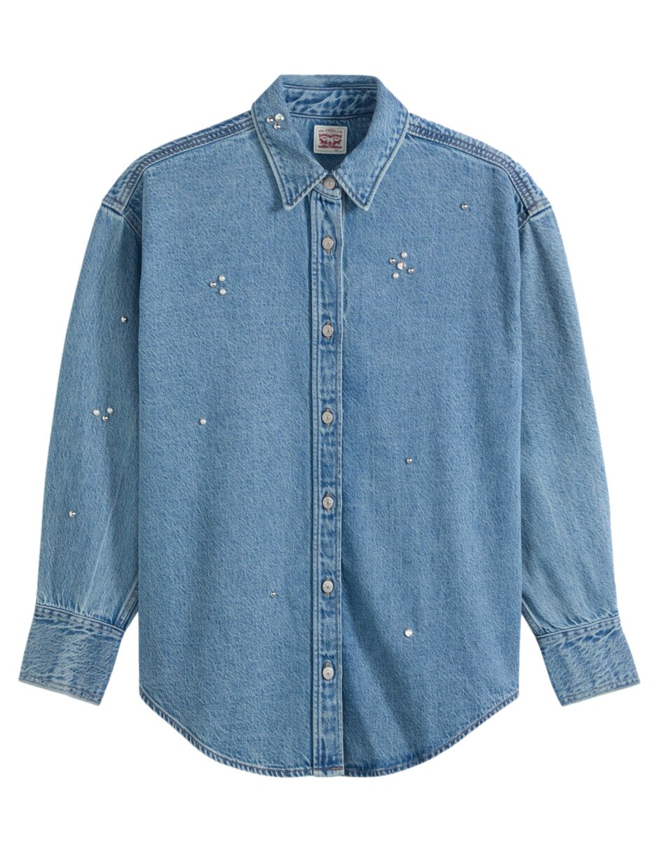 Blusa camisera manga larga para mujer 5