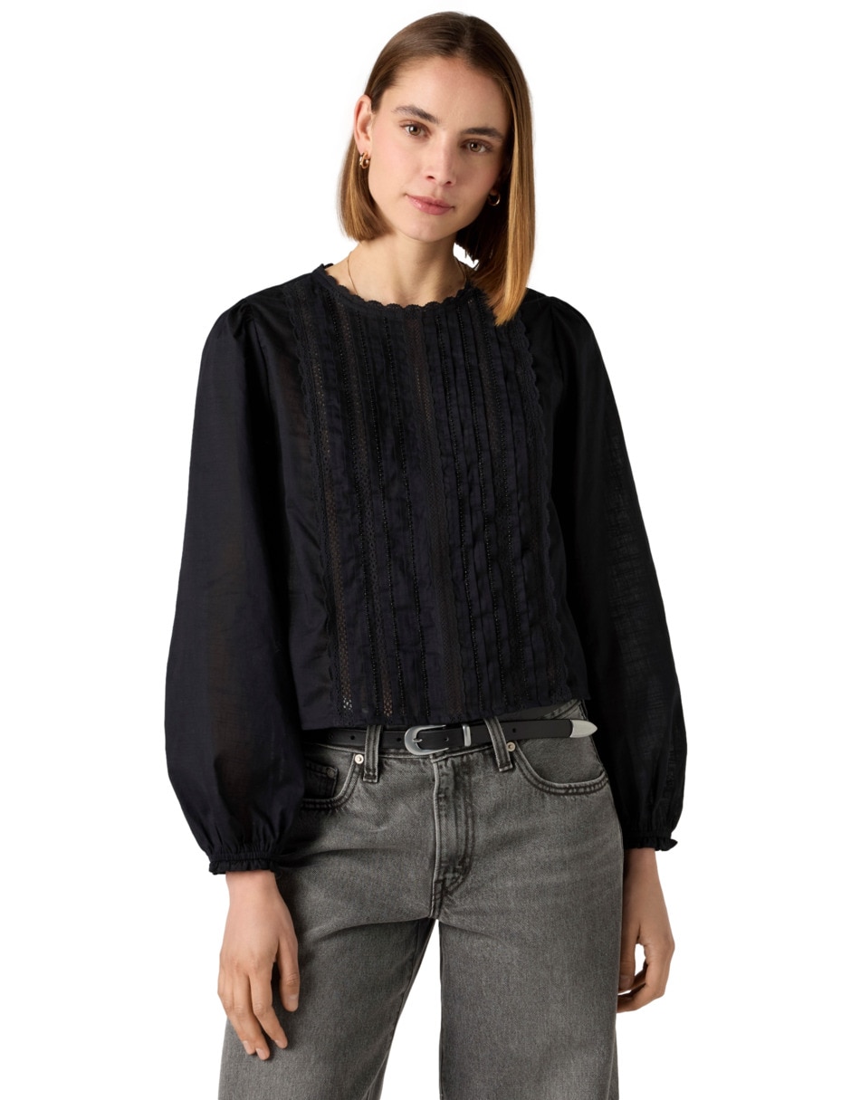 Blusa manga larga para mujer 4