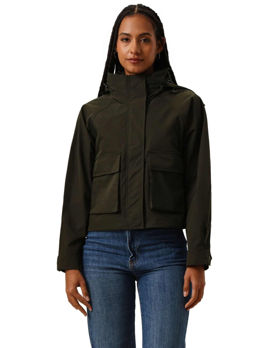 Chamarra Casual No impermeable de Poliéster para mujer Chamarra Casual No impermeable de Poliéster para mujer