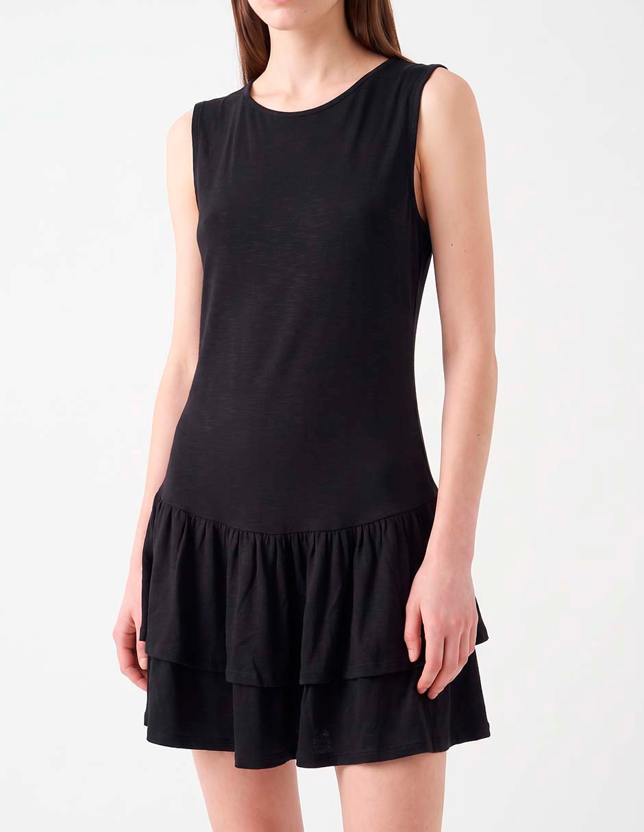 Vestido arriba rodilla casual para mujer 2