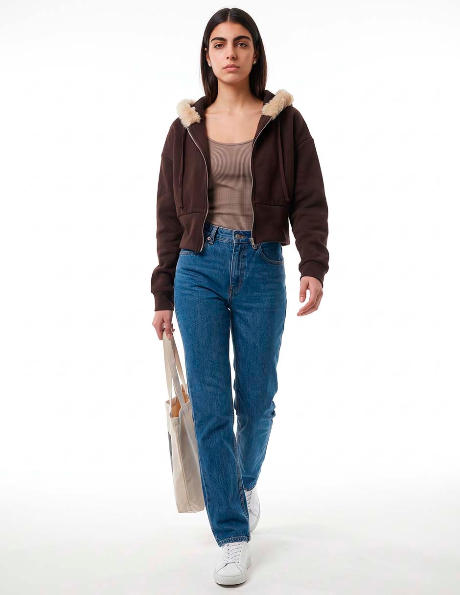 Sudadera con capucha para mujer