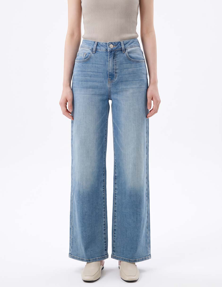 Jeans wide leg para mujer 3