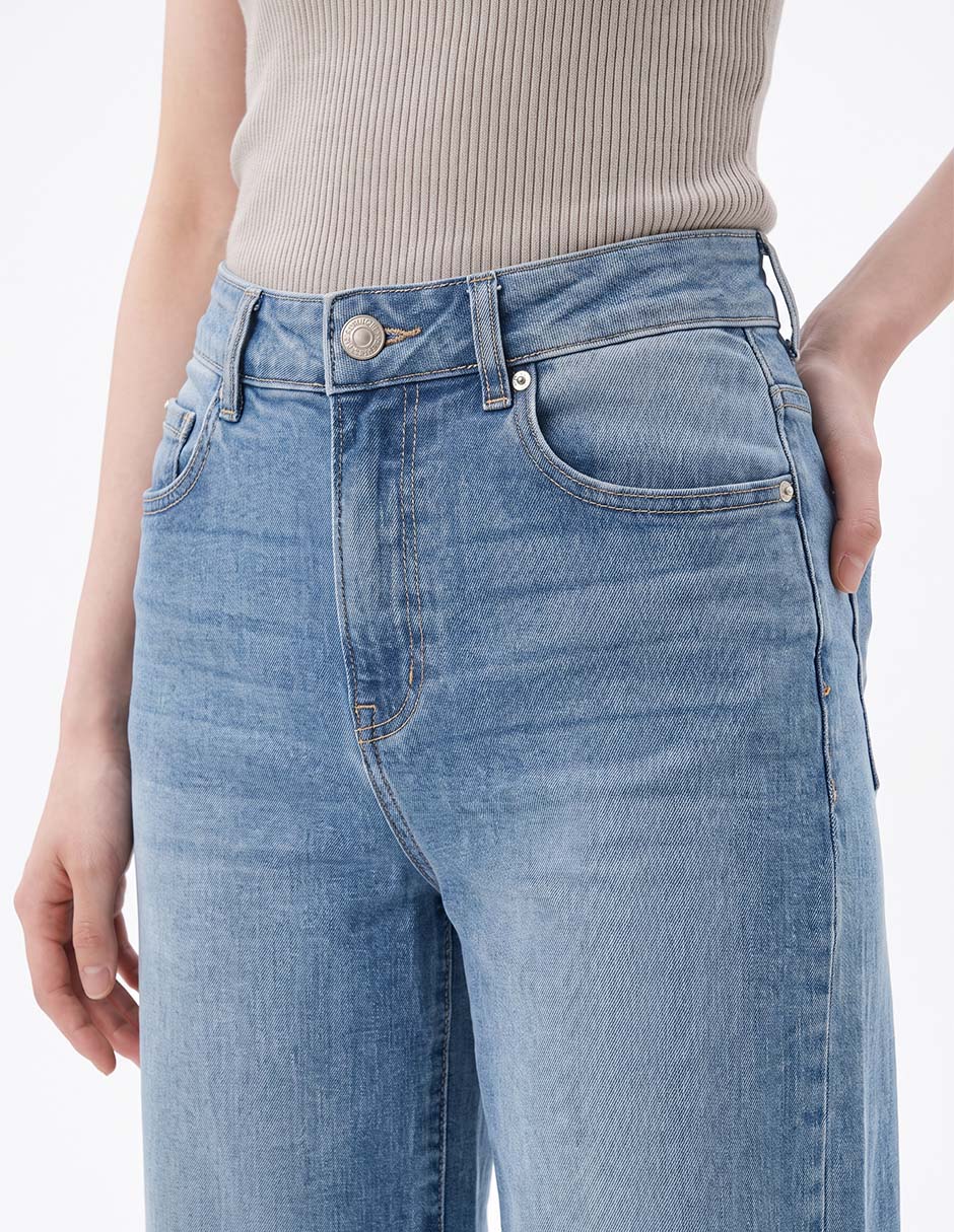 Jeans wide leg para mujer 2
