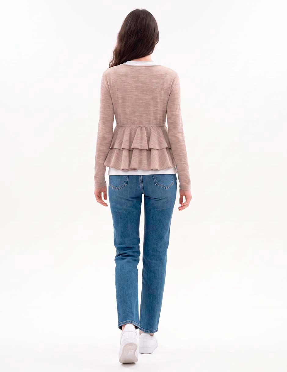 Suéter cuello abierto para mujer 4