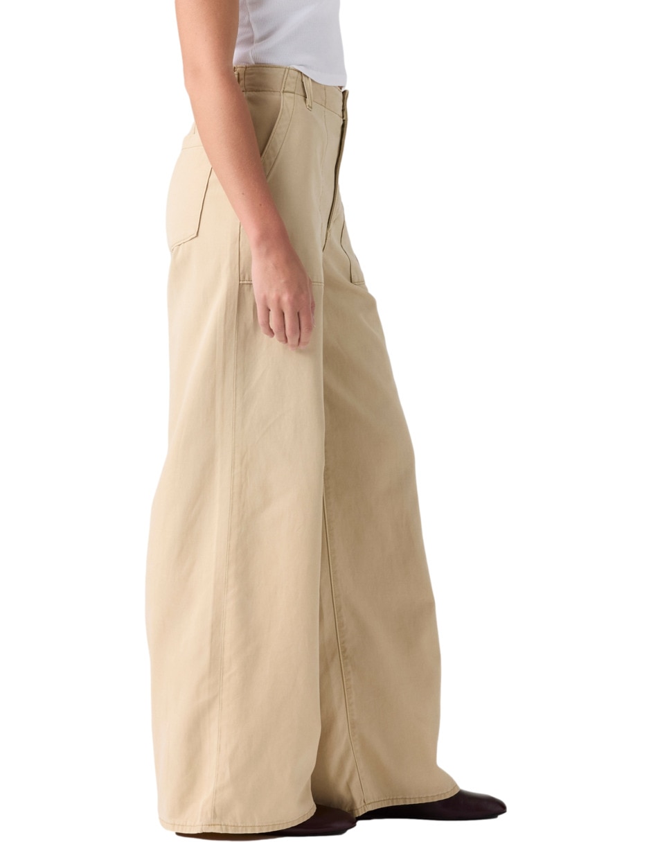 Pantalón regular wide leg para mujer 5
