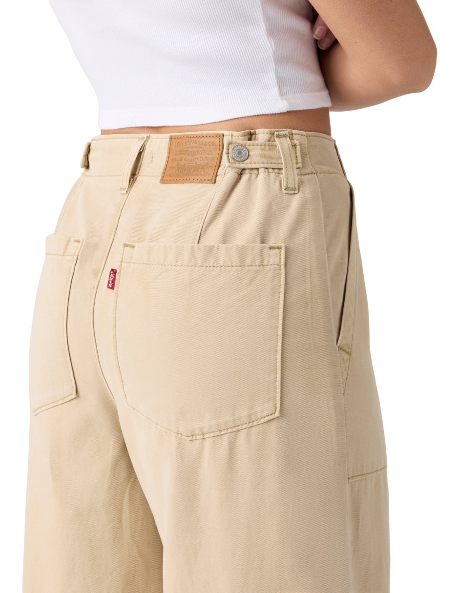 Pantalón regular wide leg para mujer 2