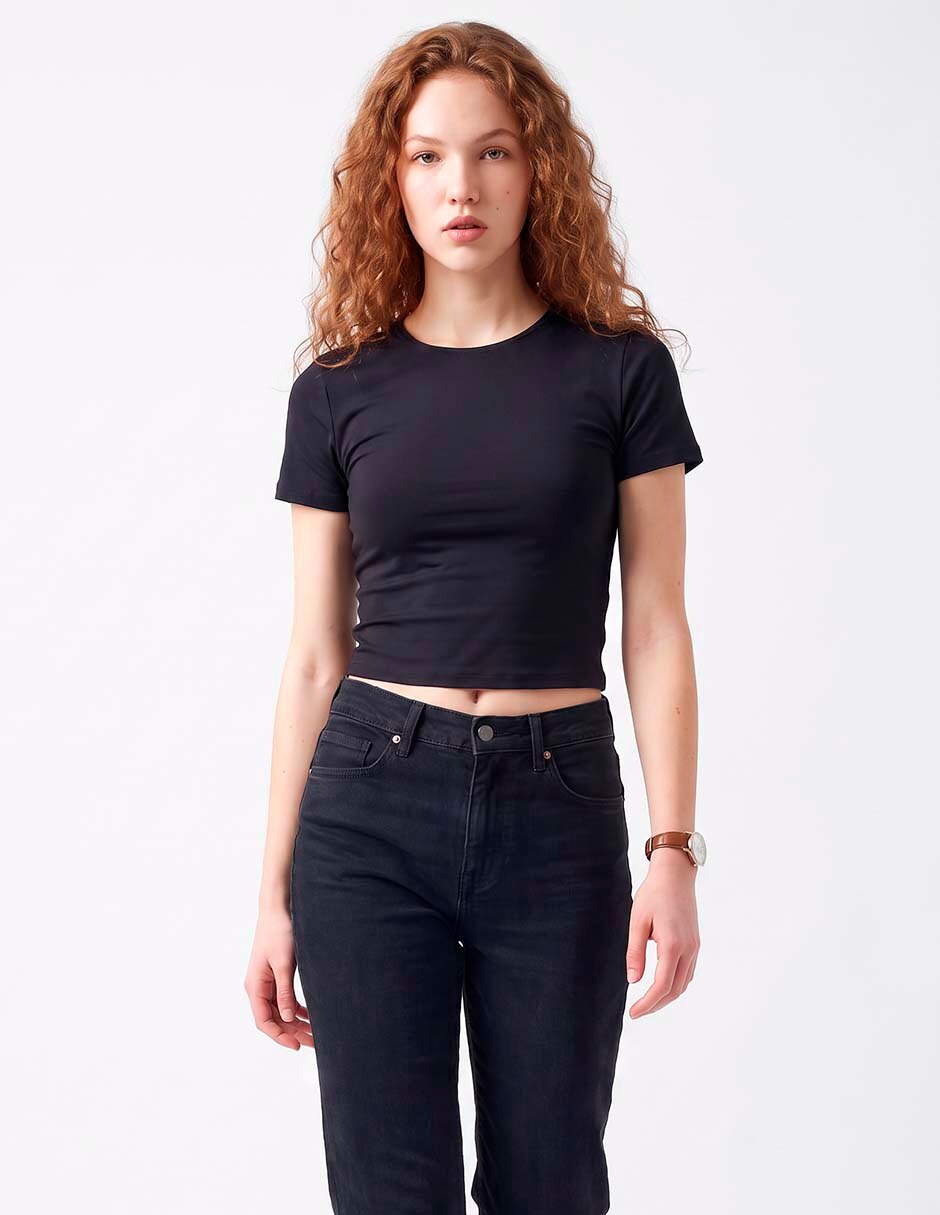 Blusa manga corta para mujer 3