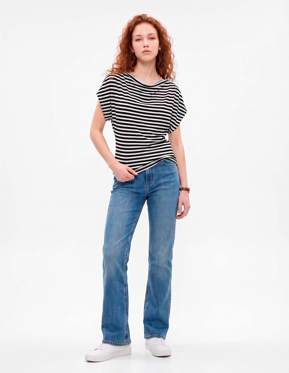 Blusa manga corta para mujer 4