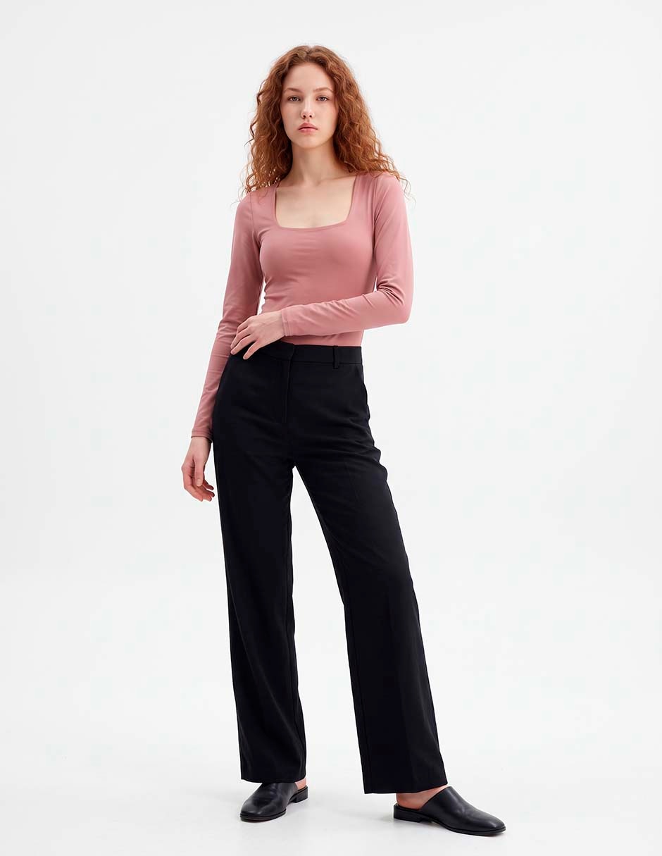 Body escote cuadrado para mujer 3