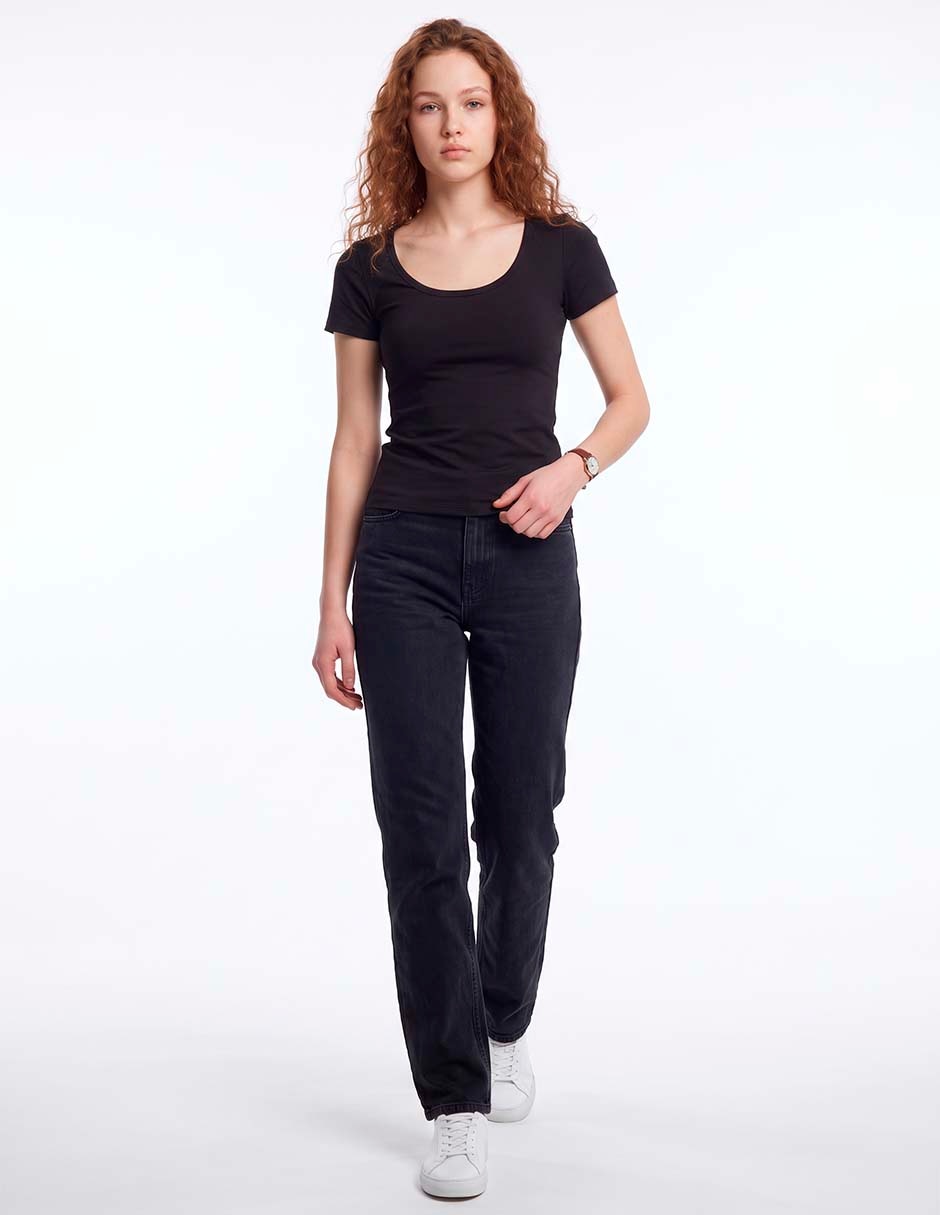 Blusa manga corta para mujer 3