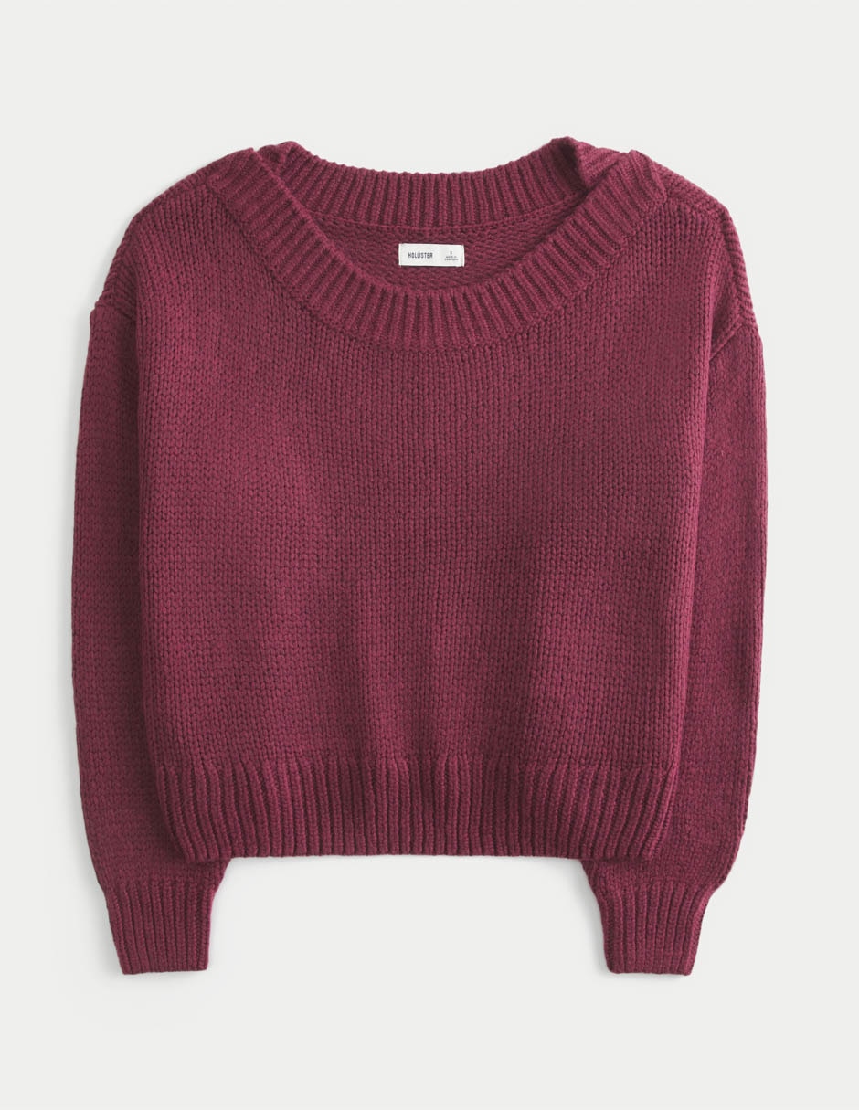 Suéter cuello asimétrico para mujer Suéter cuello asimétrico para mujer