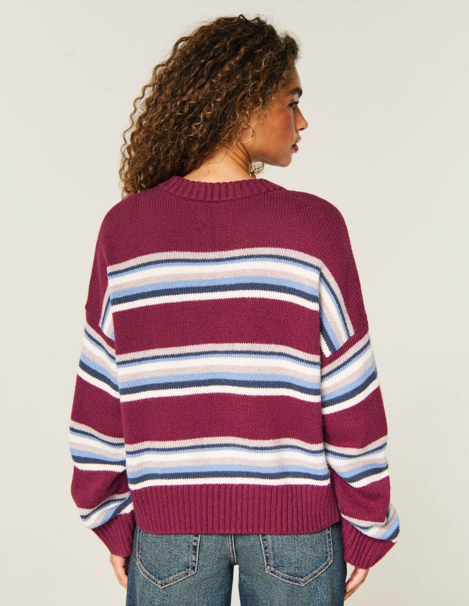 Suéter cuello redondo para mujer 2