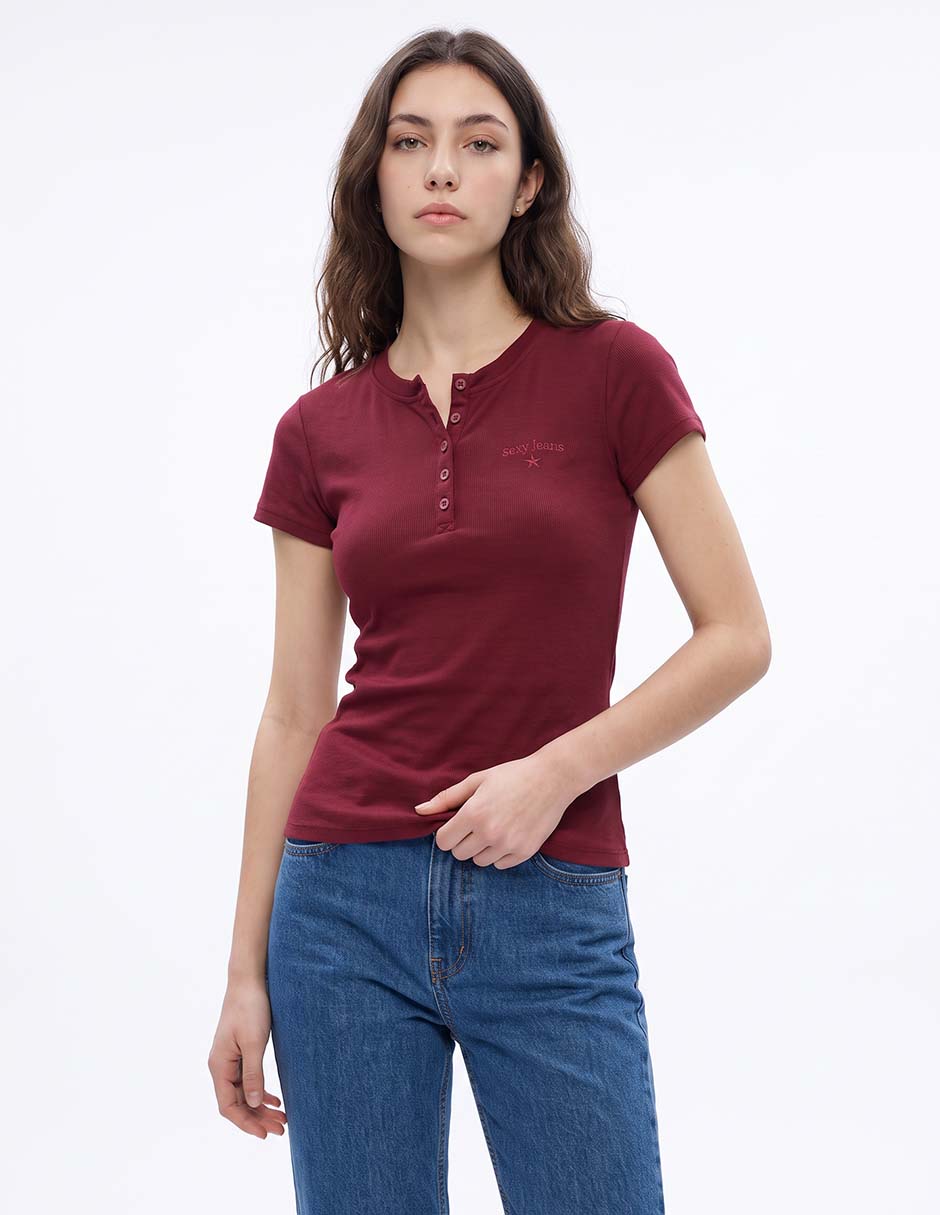 Playera tipo polo para mujer 5