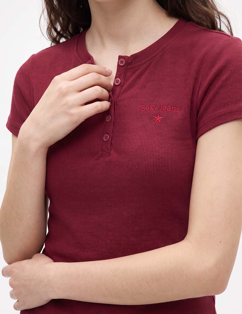 Playera tipo polo para mujer 2