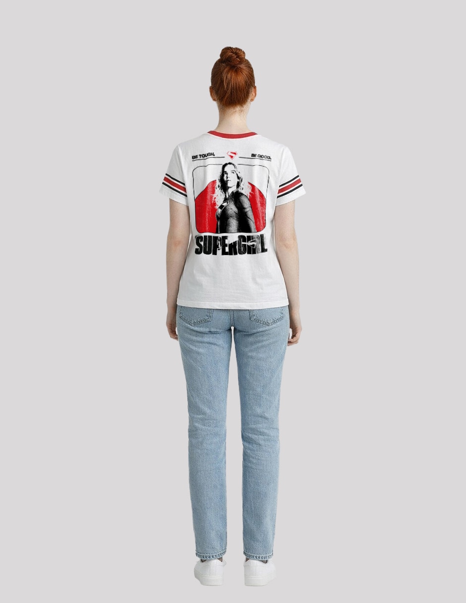 Playera manga corta cuello redondo para mujer 3