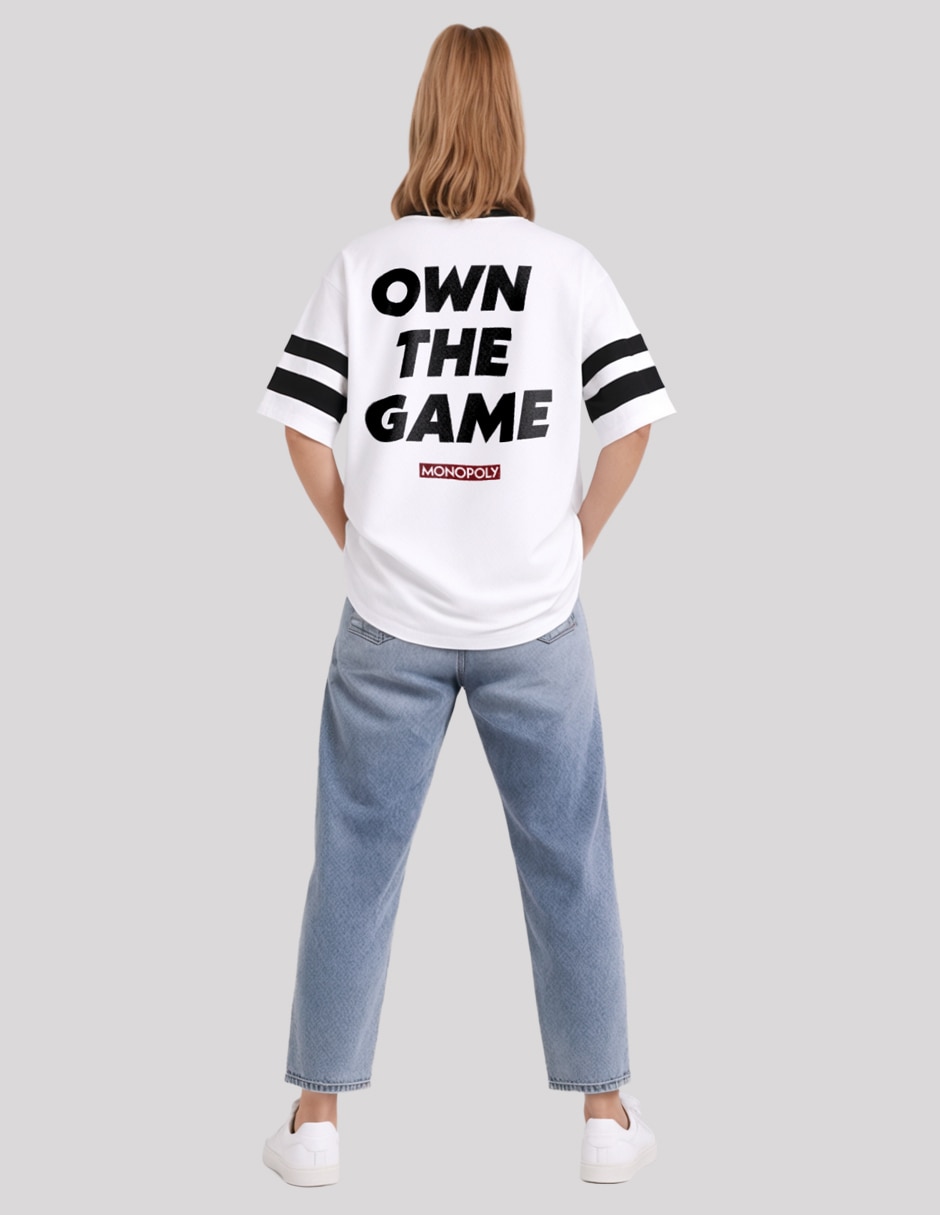 Playera manga corta coleccion caricatura cuello redondo para mujer 4