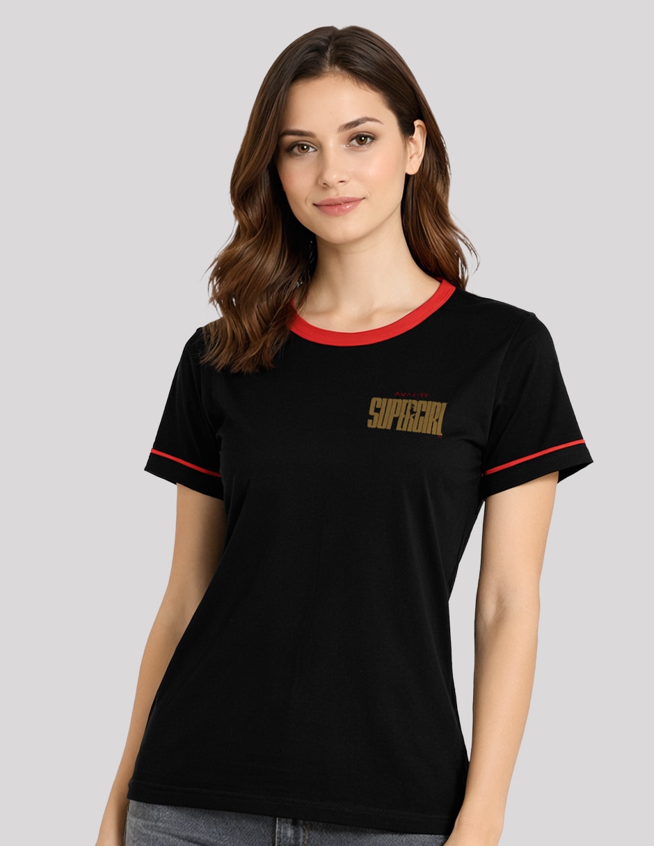 Playera manga corta coleccion caricatura cuello redondo para mujer 3