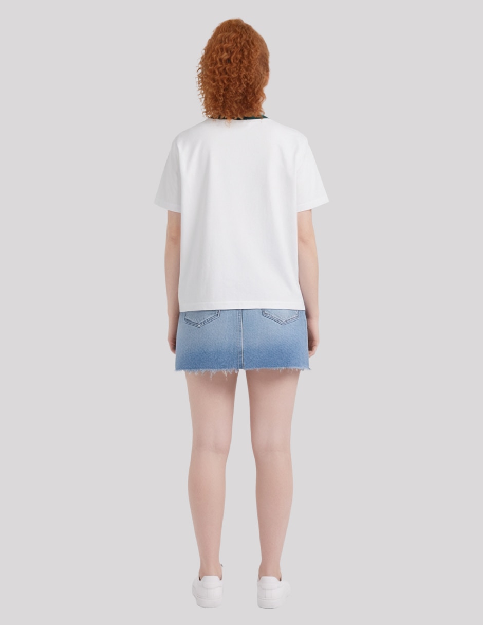 PLAYERA manga Corta Coleccion caricatura cuello Redondo para mujer 3