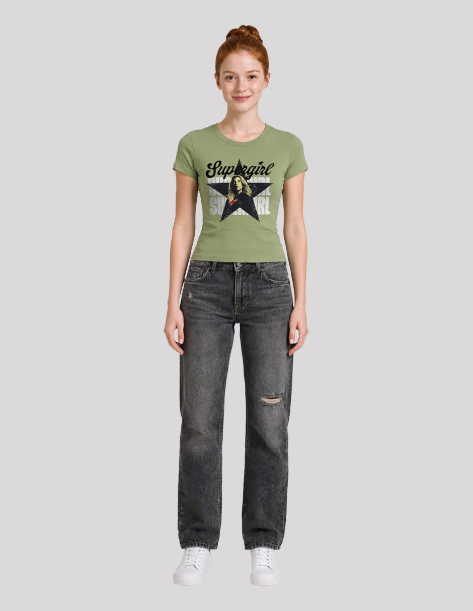 PLAYERA manga Corta coleccion caricatura cuello Redondo para mujer 2