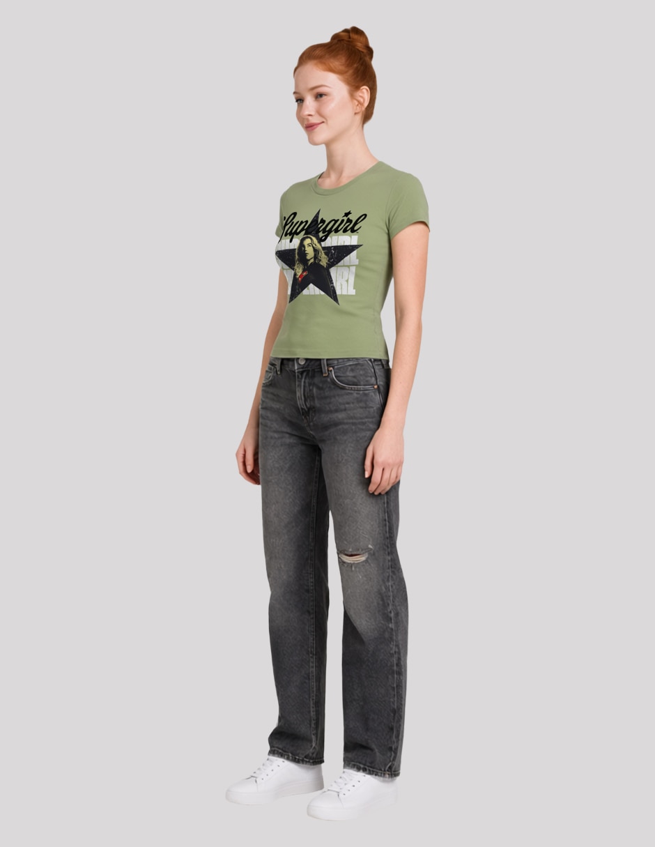 PLAYERA manga Corta coleccion caricatura cuello Redondo para mujer 4