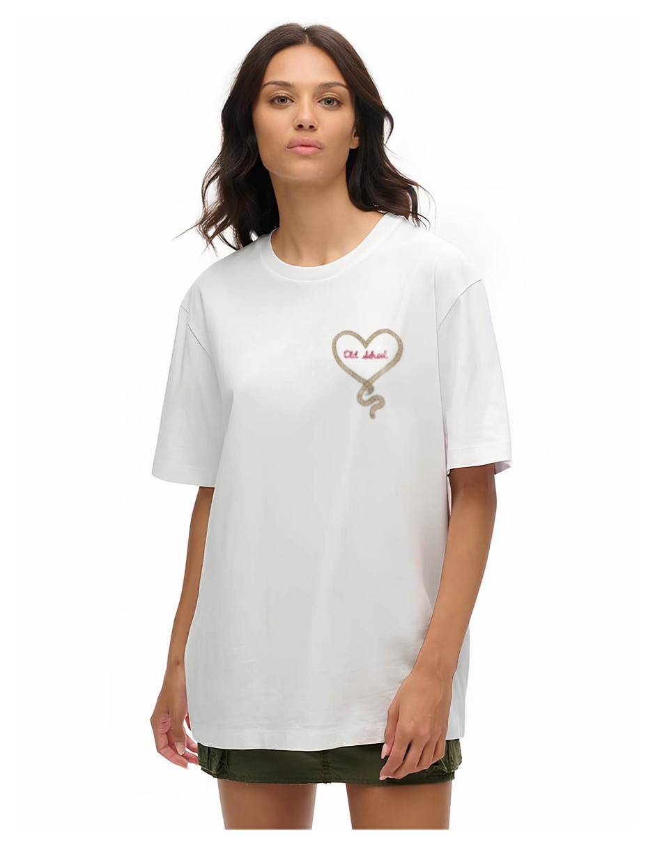 Playera manga corta colección caricatura cuello redondo para mujer 2