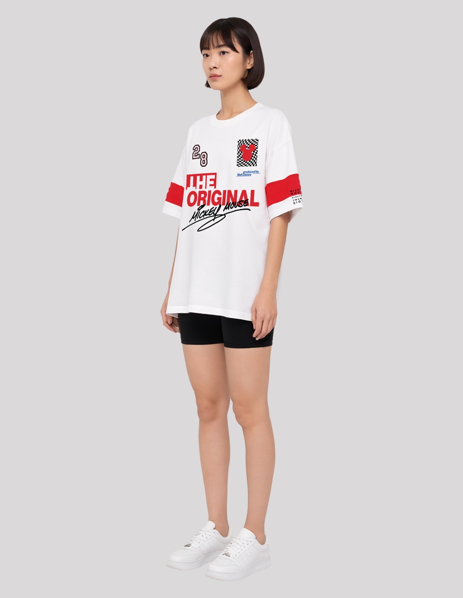 Playera manga corta Coleccion Caricatura cuello redondo mujer 3